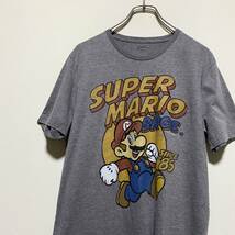 アメリカ古着　スーパーマリオ　SUPER MARIO　半袖　Tシャツ　ビッグプリント　任天堂　Mサイズ　【I121】_画像3