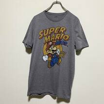 アメリカ古着　スーパーマリオ　SUPER MARIO　半袖　Tシャツ　ビッグプリント　任天堂　Mサイズ　【I121】_画像1