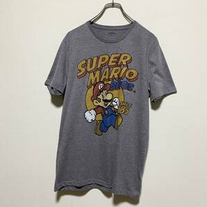 アメリカ古着　スーパーマリオ　SUPER MARIO　半袖　Tシャツ　ビッグプリント　任天堂　Mサイズ　【I121】