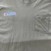アメリカ古着　企業ロゴ　半袖　Tシャツ　胸ポケット　クルーネック　プリント　XLサイズ　【I138】_画像7