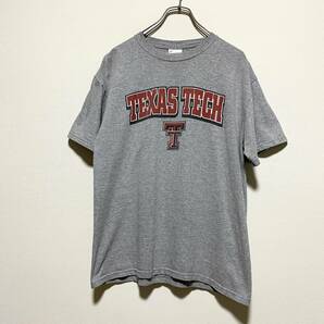 アメリカ古着　テキサス・テック大学　半袖　Tシャツ　カレッジ　プリント　00s ヴィンテージ　メキシコ製　【I168】