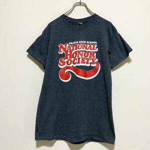 アメリカ古着　トラビス・ハイスクール　半袖　Tシャツ　高校　プリント　Mサイズ　クルーネック　GILDAN 【I218】