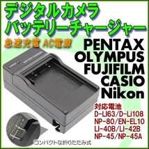 送料無料 FUJIFILM 富士フィルム NP-45 NP-45A NP-45B NP-45S 急速 対応 AC 電源★_画像1