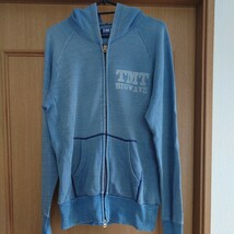 15SS TMT ティーエムティー INDIGO SWEAT ZIP PARKA ジップパーカーINDIGO LIGHT _画像1