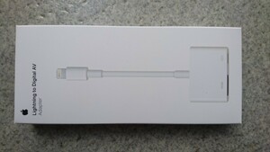 [ не использовался ] Apple Lightning Digital Adapter MD826AM/A подсветка цифровой адаптор 