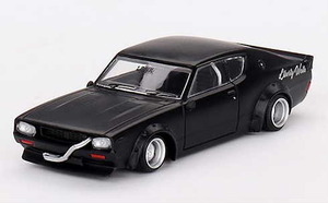 1/64 MINI-GT 日産 スカイライン ケンメリ リバティーウォーク マットブラック LBWK【655】