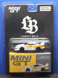 1/64 MINI-GT 日産・シルビア (S15) LB-Super Silhouette #23 2022 Goodwood Festival LBWK リバティーウォーク限定パッケージ【618】