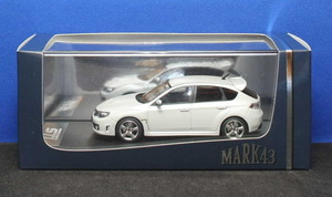 1/43 マーク43 スバル インプレッサ WRX STI (GRB) サテンホワイトパール ●