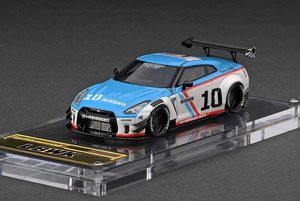 1/64 イグニッションモデル LB-WORKS Nissan GT-R R35 type 2 White/Blue（BREカラー）LBWK限定パッケージ