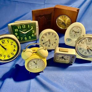 目覚まし時計　置き時計 カシオ セイコー シチズン　木製　 まとめアナログ インテリア