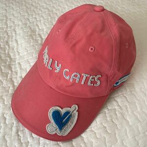PEARLYGATES パーリーゲイツ　キャップ　帽子　ピンク　ボルドー　S
