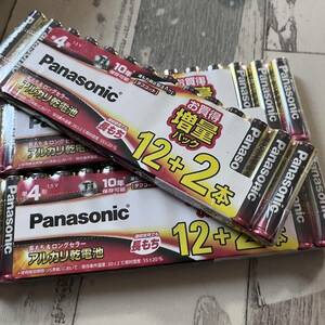 Panasonic パナソニック 単4形アルカリ乾電池 単4電池　新品未使用