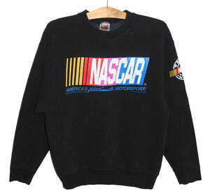 β 90's Nascar ナスカー FRUIT OF THE LOOM フルーツオブザルーム クルーネック スウェット M 黒