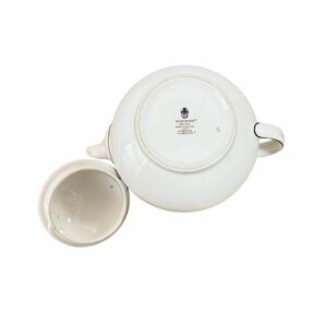 1円〜 売り切り WEDGWOOD ウェッジウッド ティーポット フロレンティーン ターコイズ Lサイズ シュガーポット ポット 同梱不可 【L0801】の画像3