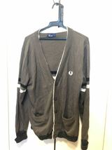 FRED PERRY フレッドペリー カーディガン 長袖 _画像1