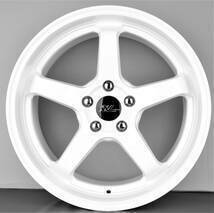 18インチ 2020 Style XXW White Staggered ホイール ( ４本セット ) アウディ A3 A4 A5 A6 S3 S4 S5 S6 RS3 RS4 RS5　-DFO-1063　-_画像3