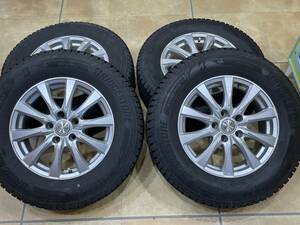 ■ 良品 BRIDGESTONE ブリザック DM-V3 215/70R16 スタッドレス アルミ weds JOKER 16×6.5J 5H 114.3 +40 デリカD:5 アウトランダー ■