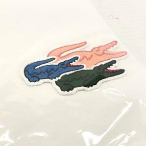 ◆ 未使用 ラコステ LACOSTE マルチクロックエンブレム オーガニックコットン 長袖 ポロシャツ PH7962L メンズ 白 ホワイト ◆の画像6