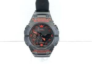 ■CASIO カシオ G-SHOCK Gショック GA-B001G-1AJF クリアブラック アナデジ スマートフォンリンク 美品■