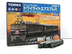 ◆TOMIX トミックス ベーシックセットSD トワイライトエクスプレス 90172 Nゲージ鉄道模型 現状品◆