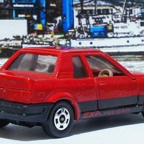 日本製 トミカ 1/60 1982 日産 パルサー クーペ エクサ N12 初代 赤 現状品 No 22 送料無料の画像5