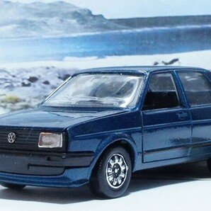 ドイツ製 シャバク 1/43 1984 フォルクスワーゲン ジェッタ 2代目 A2 タイプ20E ターコイズ Volkswagen Jetta VW Schabak 送料無料の画像4