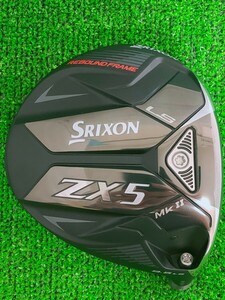 【送料無料】SRIXON スリクソン ZX5 Mk-Ⅱ LS ZX5マークツーLS 9.5度 9.5° ドライバー ヘッド単品。ヘッドカバー付き（DH564）