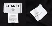 【先着50名限定!!今スグ使える3つのクーポンを緊急配布中!!】 シャネル CHANEL ジャケット ツイード ウール ホワイト×ブラック_画像10