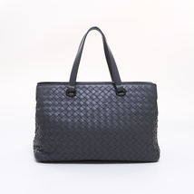 ボッテガヴェネタ BOTTEGAVENETA ハンドバッグ イントレチャート２way グレー_画像3