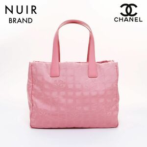 シャネル CHANEL トートバッグ ニュートラベルライン 10番台 ピンク