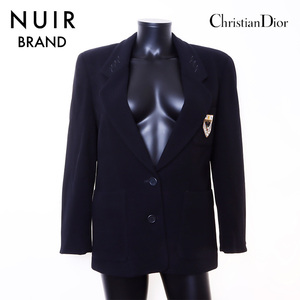  Christian Dior Christian Dior жакет Size:M Logo черный 