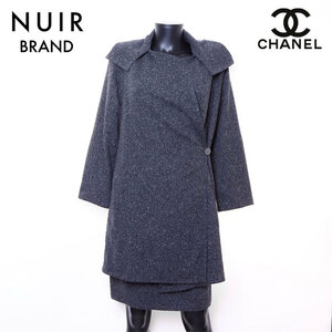 シャネル CHANEL スーツ Size:40 カシミア グレー