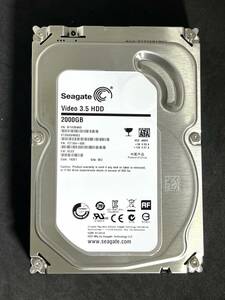 【送料無料】 ★ 2TB ★　ST2000VM003 / Seagate　【使用時間： 4 ｈ】新品同様　3.5インチ AVコマンド対応　ST2000VM003-1CT164　FW:SC23