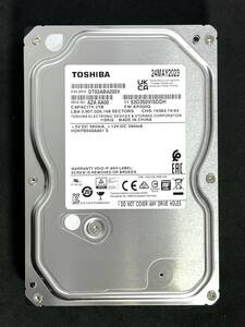 【送料無料】　★ 2TB ★　TOSHIBA / DT02ABA200V　【使用時間： 26 ｈ】 2023年製　稼働極少　3.5インチ内蔵HDD AVコマンド対応 