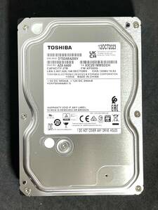 【送料無料】　★ 2TB ★　TOSHIBA / DT02ABA200V　【使用時間： 5 ｈ】 2023年製　新品同様　3.5インチ内蔵HDD AVコマンド対応 ほぼ未使用