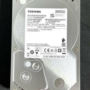 【送料無料】　★ 4TB ★　TOSHIBA / DT02ABA400V　【使用時間： 65 ｈ】　2023年製　新品同様　3.5インチ内蔵HDD　SATA　AVコマンド対応　