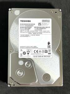 【送料無料】　★ 6TB ★　TOSHIBA / DT02ABA600V　【使用時間： 14 ｈ】　2022年製　新品同様　3.5インチ内蔵HDD　SATA　AVコマンド対応