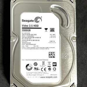 【送料無料】 ★ 2TB ★　ST2000VM003 / Seagate　【使用時間：3 ｈ】新品同様　3.5インチ AVコマンド対応　ST2000VM003-1ET164　FW:SC12　