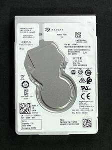 【送料無料】 ★ 1TB ★　Seagate　/　ST1000LM035　【使用時間：５ｈ】　新品同様　2.5インチ 内蔵HDD　7mm厚/5400rpm/128MB/SATA