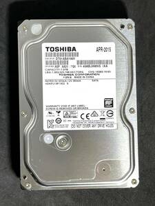 【送料無料】 ★ 1TB ★　TOSHIBA / DT01ABA100V 【使用時間： 25653 ｈ】 良品　3.5インチ内蔵 HDD　SATA　東芝　AVコマンド対応