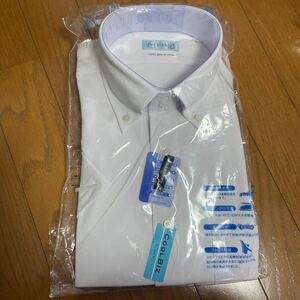 Haruyama I Shirt ☆ Короткая рубашка с короткими рукавами Новая неиспользованная! Размер 40m ~ l Белая кнопка вниз