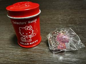 ★1円始祭★ ハローキティ コレクターズマスコット シークレット オーロラピンクバージョン 2001年 マスコット 缶入りキーホルダー