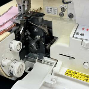 現行モデル USED 中古 美品 整備調整済 日本製 ベビーロック 糸取物語 BL22EXS 1本針3本糸ロック フットコント付き エアスルーシステムの画像9