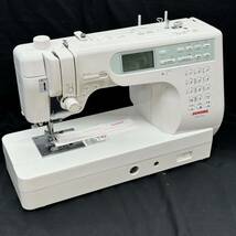 USED 中古 美品 整備調整済 ジャノメ JANOME コンピューターミシン CK1100 コンピュータミシン ジャノメミシン 付属品ほぼ完備フットコン付_画像6