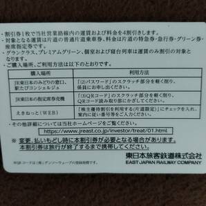 JR東日本 株主優待券3枚の画像2