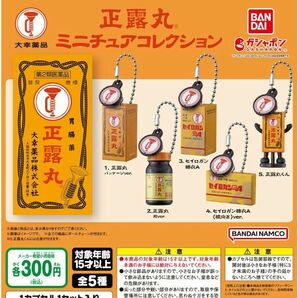 正露丸 ミニチュアコレクション 全5種