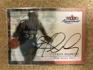 FLEER AUTOGRAPHICS STEPHON MARBURY