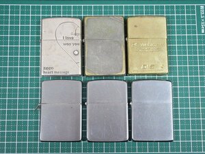 ZI02◆横浜古物◆ Zippo ライター ハート・DiS 他 全６点 ジッポー