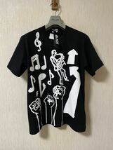 新品タグ付 BLACK COMME des GARCONS 2024SS フィリップTシャツ ブラックコムデギャルソン ジュンヤ junya HOMME plus オムプリュス_画像2