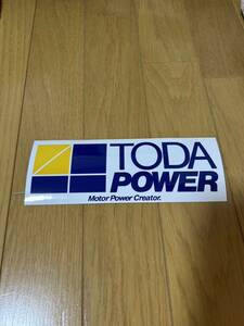 新品 TODA RACING 戸田レーシング ステッカー デカール1枚 縦75mm×横205mm ドレスアップ カスタム 
